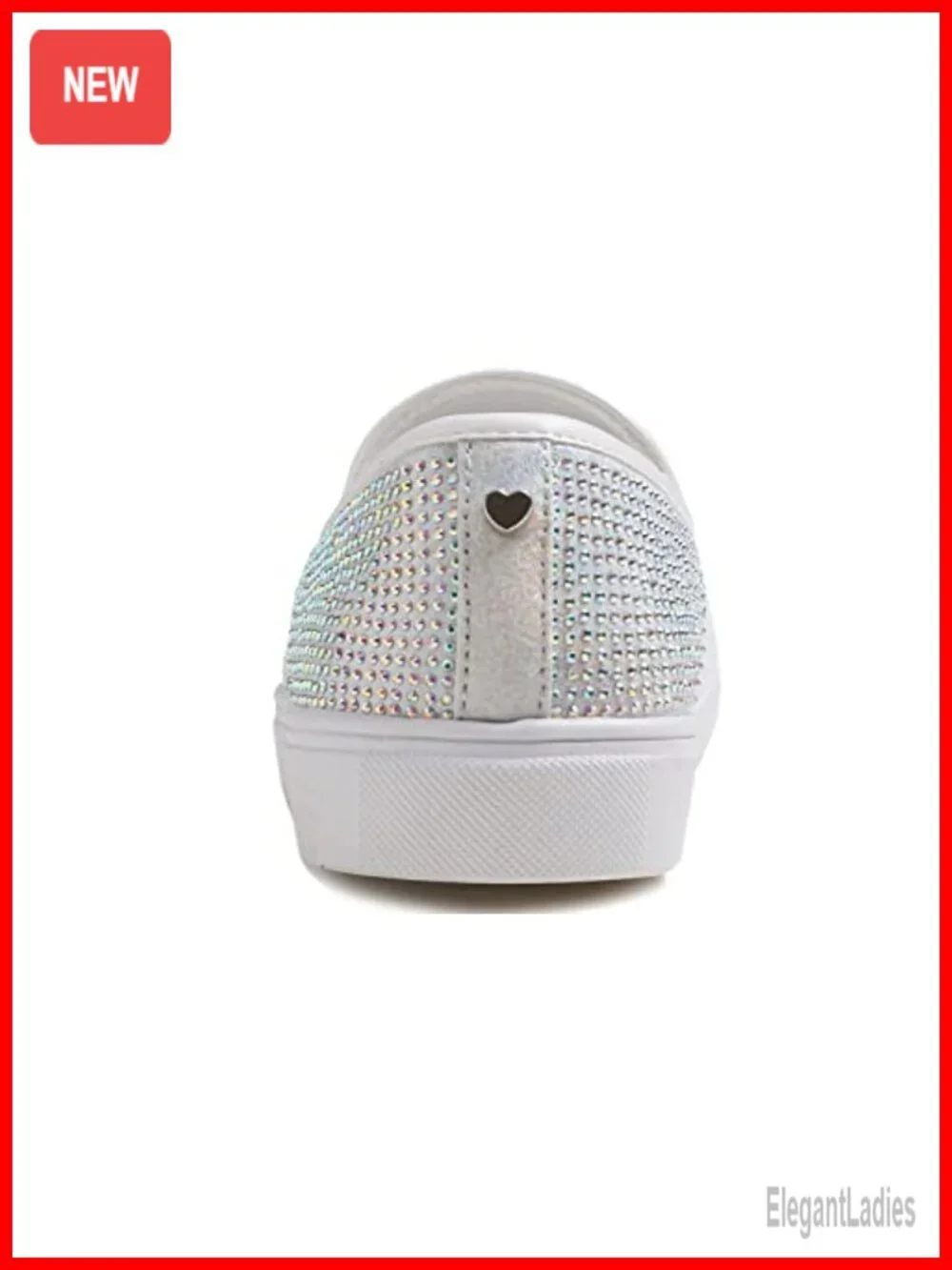 Rhinestone Jeweled Loafer Flats Slip-On Party Wedding Shoes